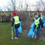 Great to see so many of our children taking part in litter picking!